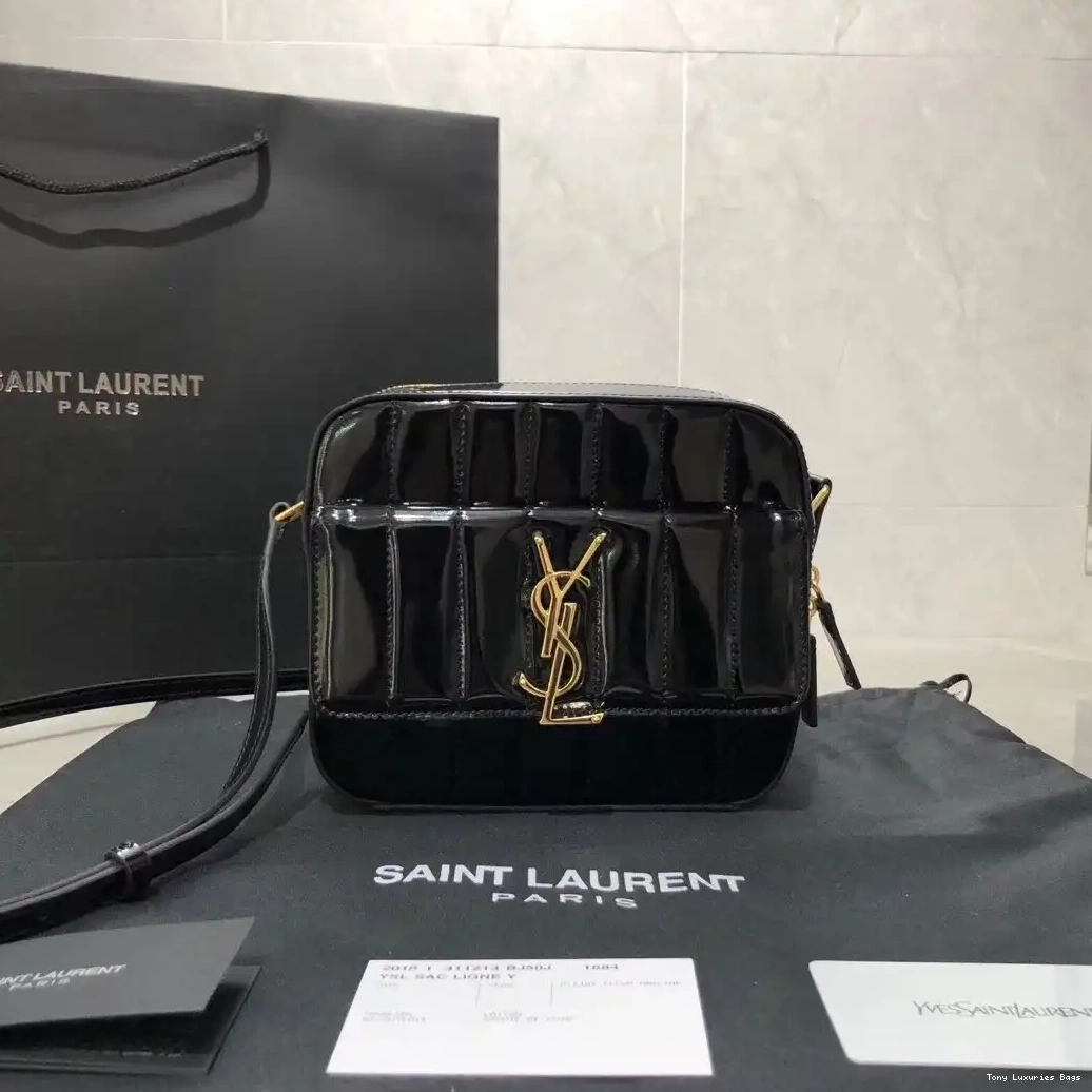 Vicky leather YSL Patent 0611